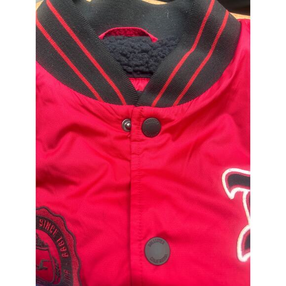 Hollister California Red Jacket Fleece Lined Excellent Condition Size XS - Picture 10 of 10